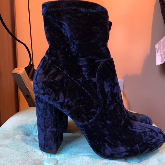 Mossimo Supply Co. Shoes - Crushed Velvet Booties